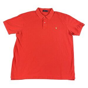 Polo Ralph Lauren Orange Polo Shirt Sz 2XB
